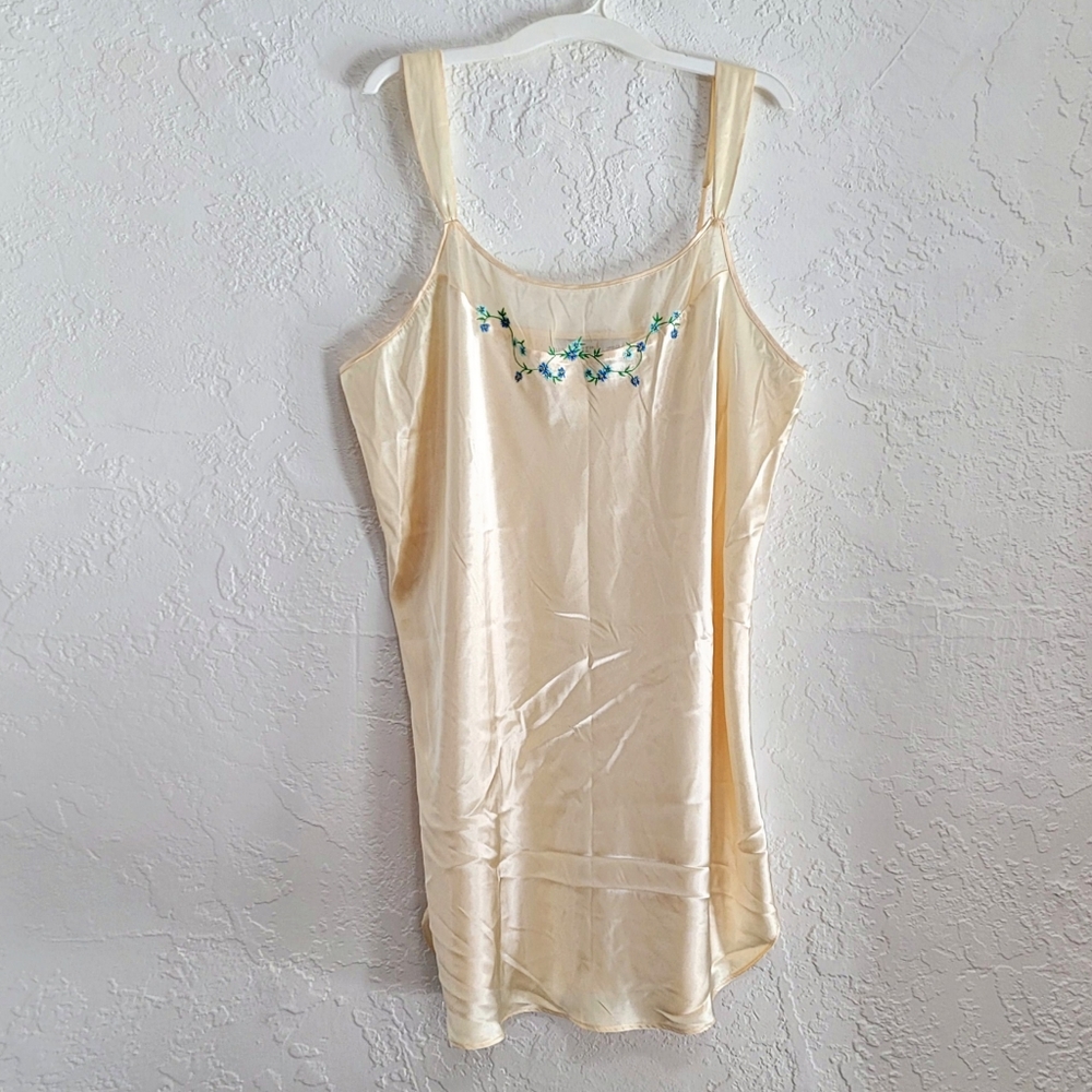 Vintage Jaclyn Smith Sleepwear Slip Dress 2X
